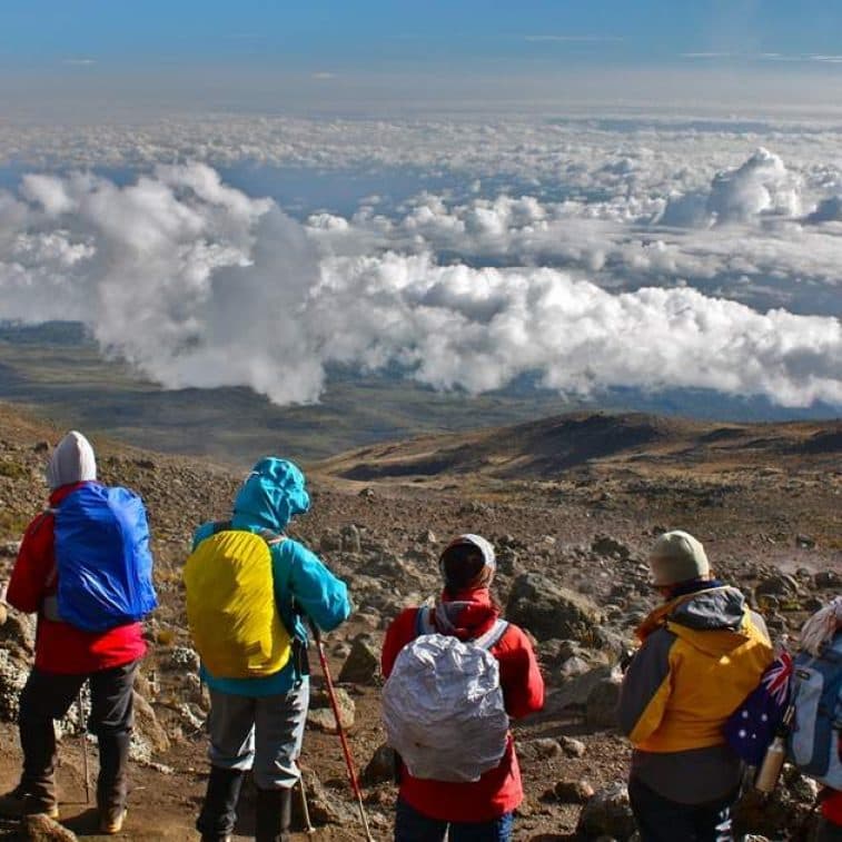 Kilimanjaro glaciers